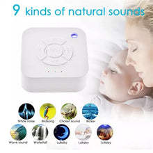 Load image into Gallery viewer, White Noise Machine USB Rechargeable Timed Shutdown Sleep Sound Machine For Sleeping & Relaxation for Baby Adult Office Travel