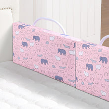 Load image into Gallery viewer, Adjustable Baby Bed Fence Safety Playpen Kids Vertical Lift Crib Rails Infants Safety Gate Crib Barrier Children Guardrail