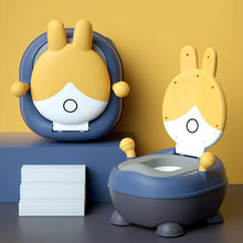 Load image into Gallery viewer, New arrival rabbit baby toilet male baby potty female 1-6 years old cartoon children toilet potty chair for dropshipping