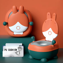 Load image into Gallery viewer, New arrival rabbit baby toilet male baby potty female 1-6 years old cartoon children toilet potty chair for dropshipping