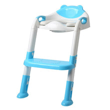 Load image into Gallery viewer, Folding Baby Potty Infant Kids Toilet Training Seat with Adjustable Ladder Portable Urinal Potty Training Seats for Children