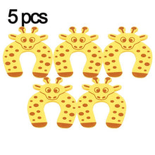 Load image into Gallery viewer, 5pcs.Creative baby safety Lock Door Toilet Cabinet Cupboard Safety Locks baby protection child newborns anti-pinch clamp hand
