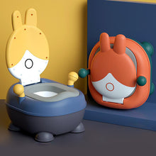 Load image into Gallery viewer, New arrival rabbit baby toilet male baby potty female 1-6 years old cartoon children toilet potty chair for dropshipping
