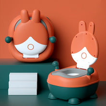 Load image into Gallery viewer, New arrival rabbit baby toilet male baby potty female 1-6 years old cartoon children toilet potty chair for dropshipping
