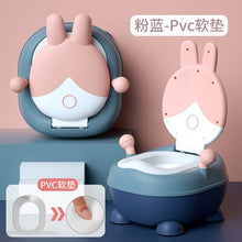 Load image into Gallery viewer, New arrival rabbit baby toilet male baby potty female 1-6 years old cartoon children toilet potty chair for dropshipping
