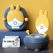 Load image into Gallery viewer, New arrival rabbit baby toilet male baby potty female 1-6 years old cartoon children toilet potty chair for dropshipping
