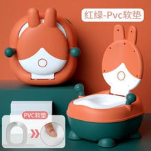 Load image into Gallery viewer, New arrival rabbit baby toilet male baby potty female 1-6 years old cartoon children toilet potty chair for dropshipping

