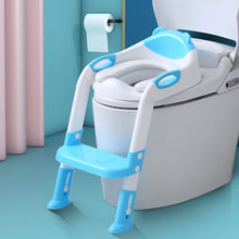 Load image into Gallery viewer, Folding Baby Potty Infant Kids Toilet Training Seat with Adjustable Ladder Portable Urinal Potty Training Seats for Children
