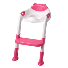 Load image into Gallery viewer, Folding Baby Potty Infant Kids Toilet Training Seat with Adjustable Ladder Portable Urinal Potty Training Seats for Children
