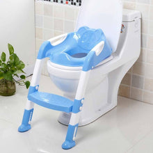 Load image into Gallery viewer, Folding Baby Potty Infant Kids Toilet Training Seat with Adjustable Ladder Portable Urinal Potty Training Seats for Children
