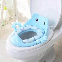 Load image into Gallery viewer, Folding Baby Potty Infant Kids Toilet Training Seat with Adjustable Ladder Portable Urinal Potty Training Seats for Children
