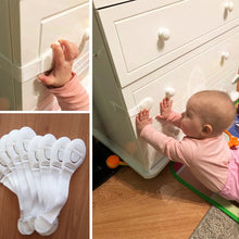 Load image into Gallery viewer, 2019 10Pcs/Lot Child Lock Protection Of Children Locking Doors For Children's Safety Kids Safety Plastic protection safety lock
